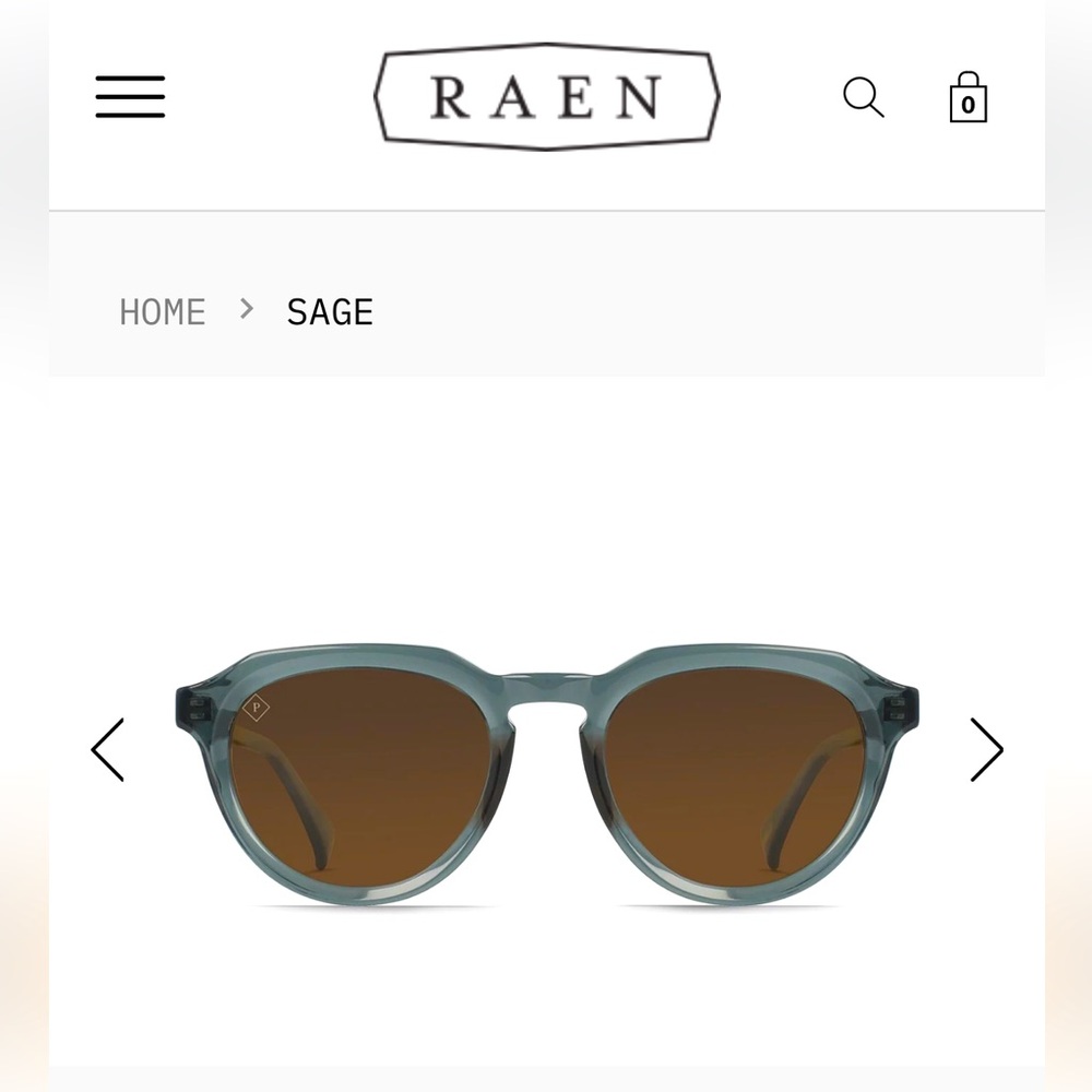 COPY - Raen Sage sunglasses.  Great condition   Blue-Grey frames with smoke le…
